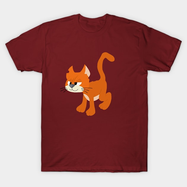 Cat T-Shirt by ElviaMontemayor